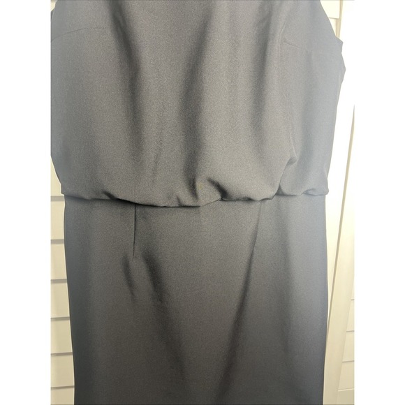 Banana Republic Sculpted Blousant Waist Sleeveless Mini Dress Size 12 Black NWT - Picture 6 of 11